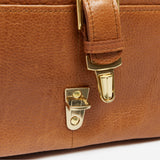 Antique Cognac Pebbled Leather
