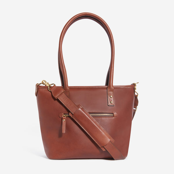 The ONA Capri II handcrafted leather tote for camera and laptop