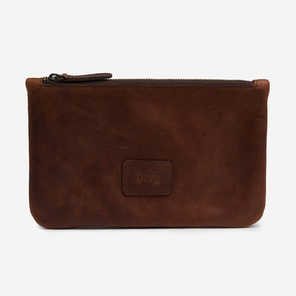 ONA Leather Pouch - Antique Cognac