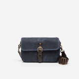 Oxford Blue Waxed Canvas
