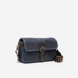 Oxford Blue Waxed Canvas