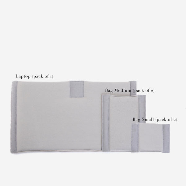 Laptop Divider with Hook Patch Grey (Set of 1)